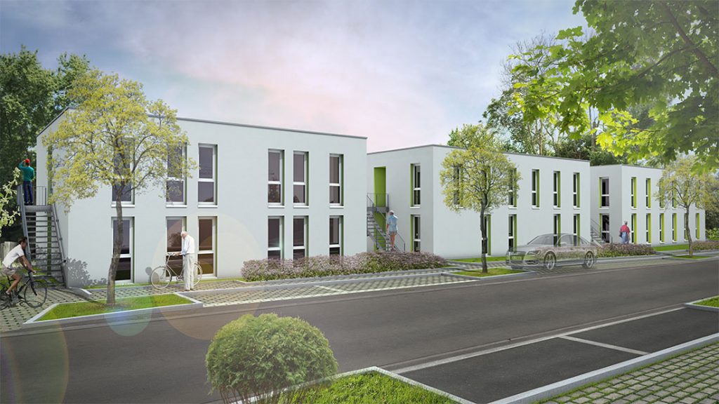 Erste Bewohner ziehen in die neuen Unterkünfte im Moldengraben in Kornwestheim
